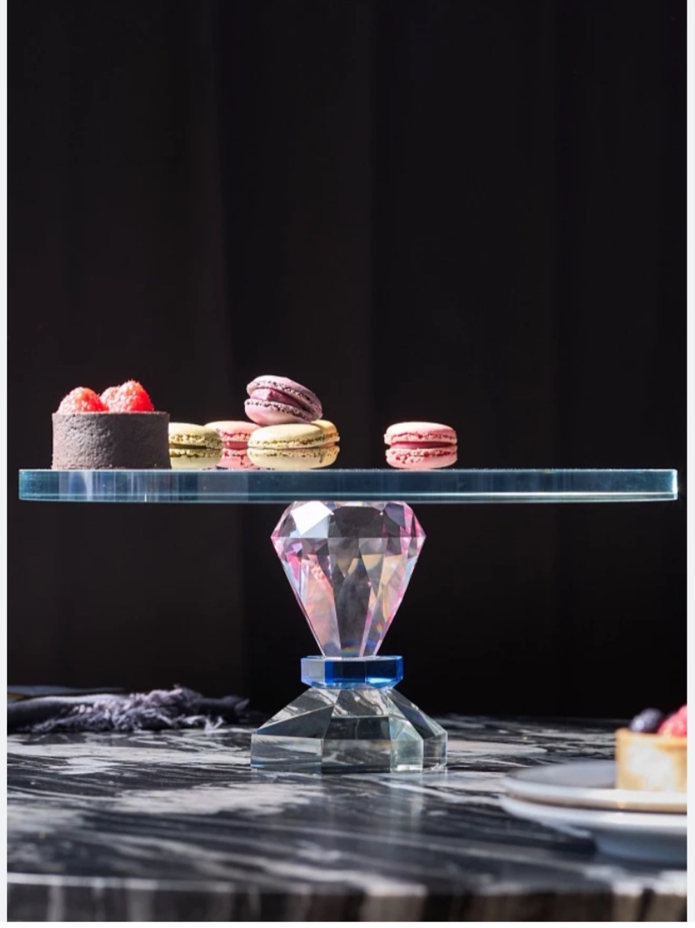 Gemmie Glass Cakestand 13”